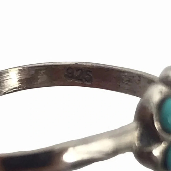 925 TOE RING XS STERLING SILVER BEADED FLOWER ADJUSTABLE OPEN BEACH VACATION - Picture 5 of 12